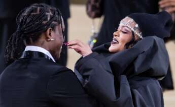 La cantante Rihanna junto con su marido A$AP Rocky