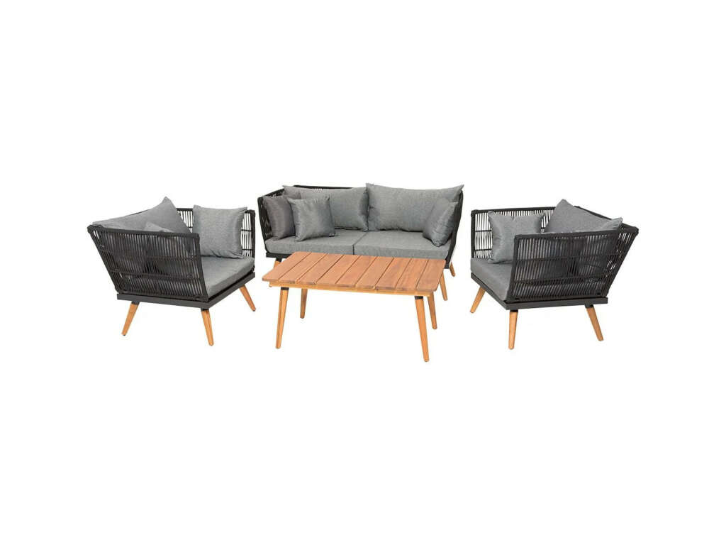 El set de mesa y sillas para exterior resistente a la intemperie de Lidl para que prepares la llegada del verano