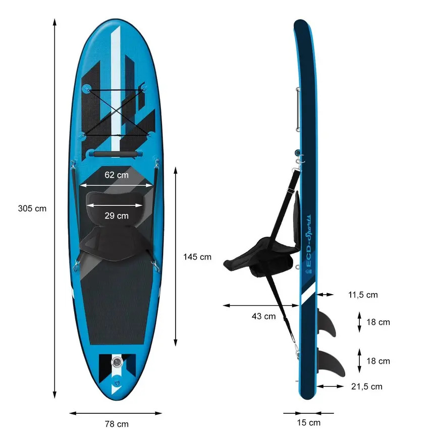 El económico pack de surf paddle de Decathlon