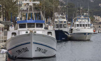 Barcos de pesca amarrados. EFE/CATI CLADERA