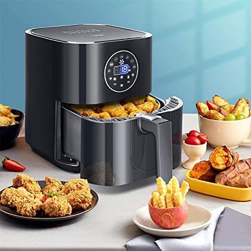 AIGOSTAR Freidora de aire sin aceite de 3,5 litros
