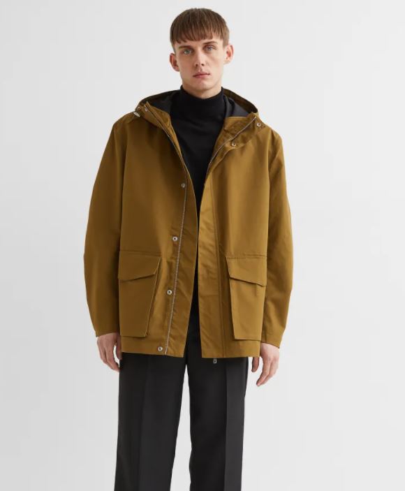 parka impermeable para hombre de H&M que podrás con todo tipo de 'outfits' - Economía Digital