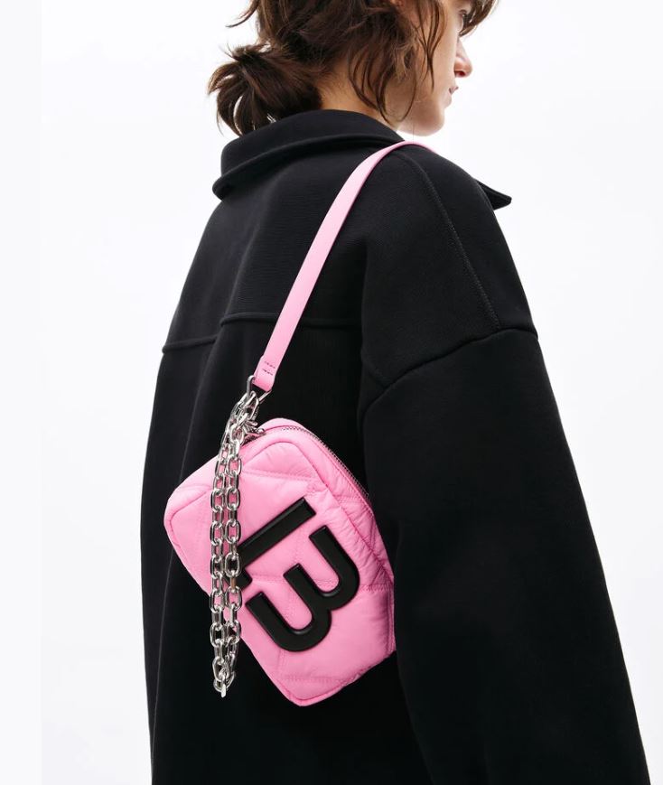 Bolso BIMBA Y LOLA rosa chicle