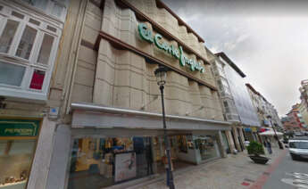 Tienda de El Corte Inglés en el centro de Burgos, que se cerrará próximamente. Imagen: Google Maps
