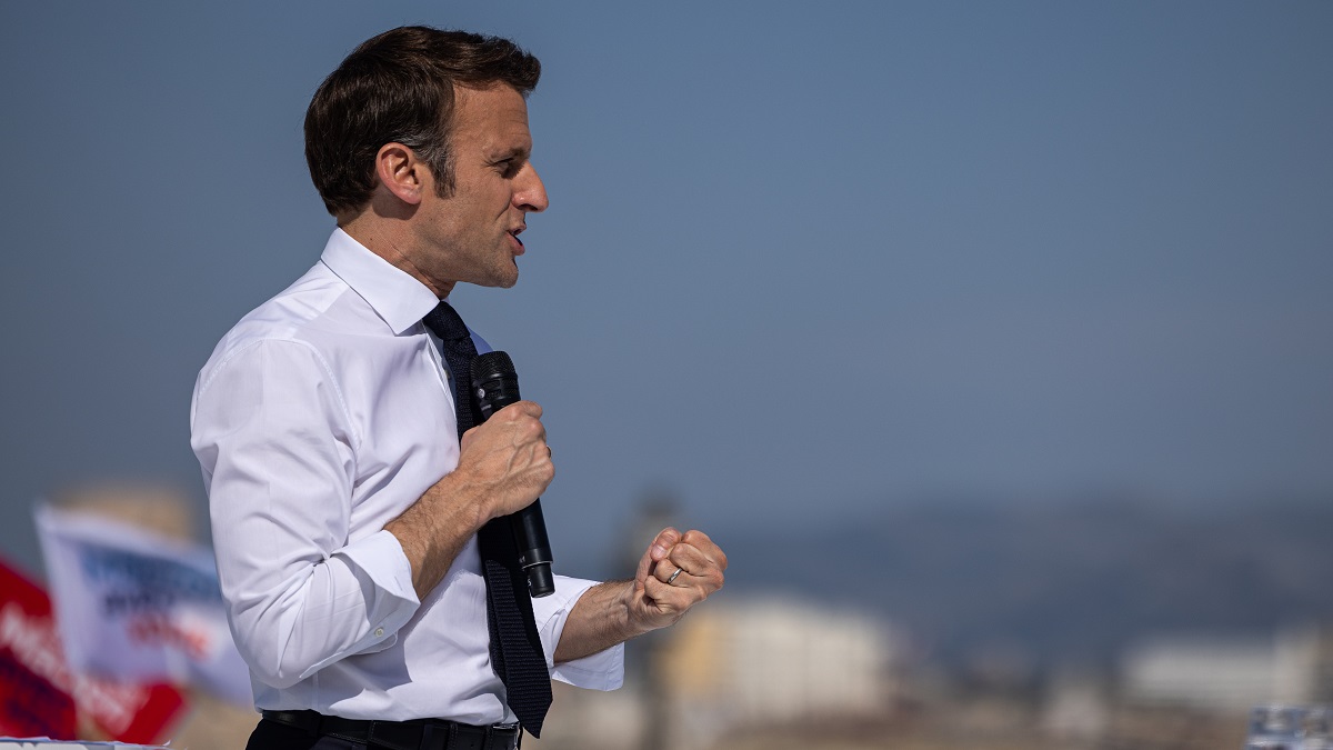 El presidente de la República francesa Emmanuel Macron