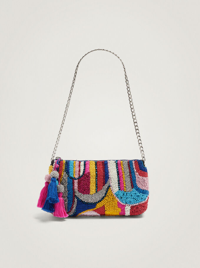 Este es el bolso de fiesta con abalorios de Parfois más vendido de la marca