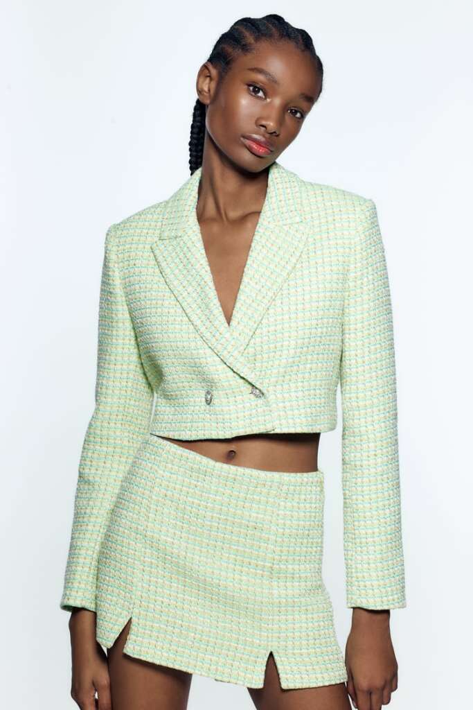 miseria Año nuevo Contribuyente Este conjunto de Zara con blazer y falda es el más elegante para los días  calurosos - Economía Digital