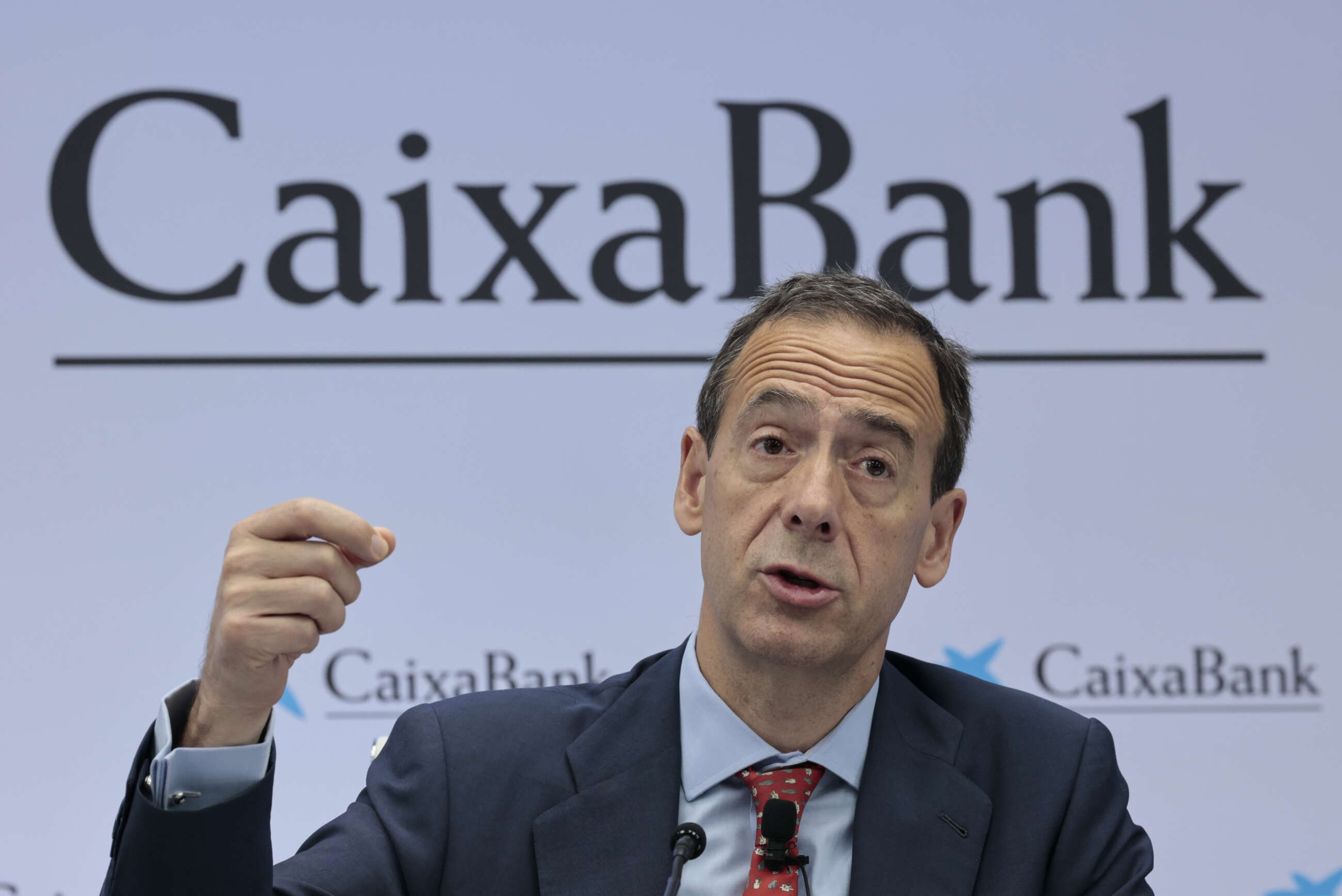 El consejero delegado de CaixaBank, Gonzalo Gortázar. EFE/Biel Alino