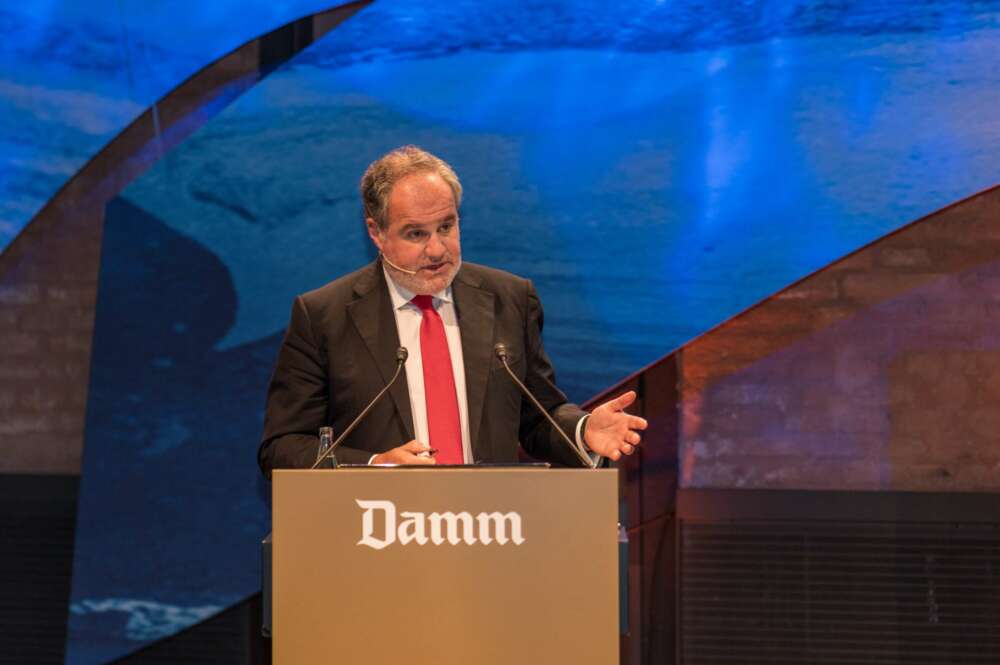 Demetrio Carceller Arce, presidente de Damm, en la junta de accionistas de 2022 de la cervecera. Imagen: Damm
