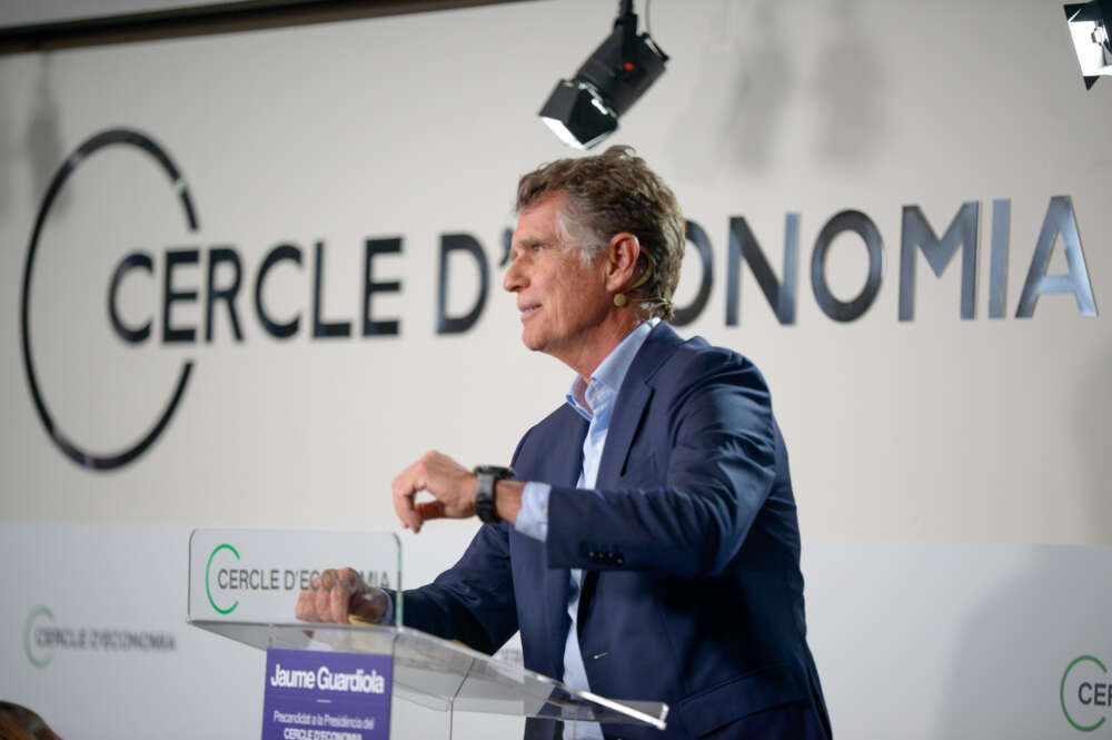 Jaume Guardiola presenta su programa para las elecciones del Cercle d'Economia ante los socios