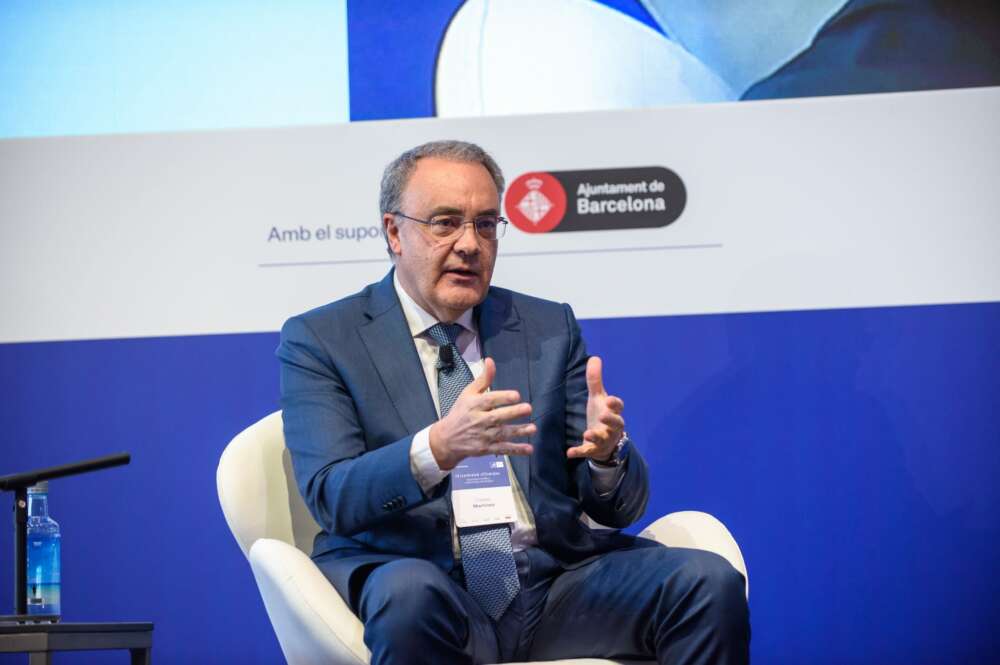 Tobías Martínez, CEO de Cellnex, en las jornadas del Cercle d'Economia de 2022. Imagen: Cercle d'Economia