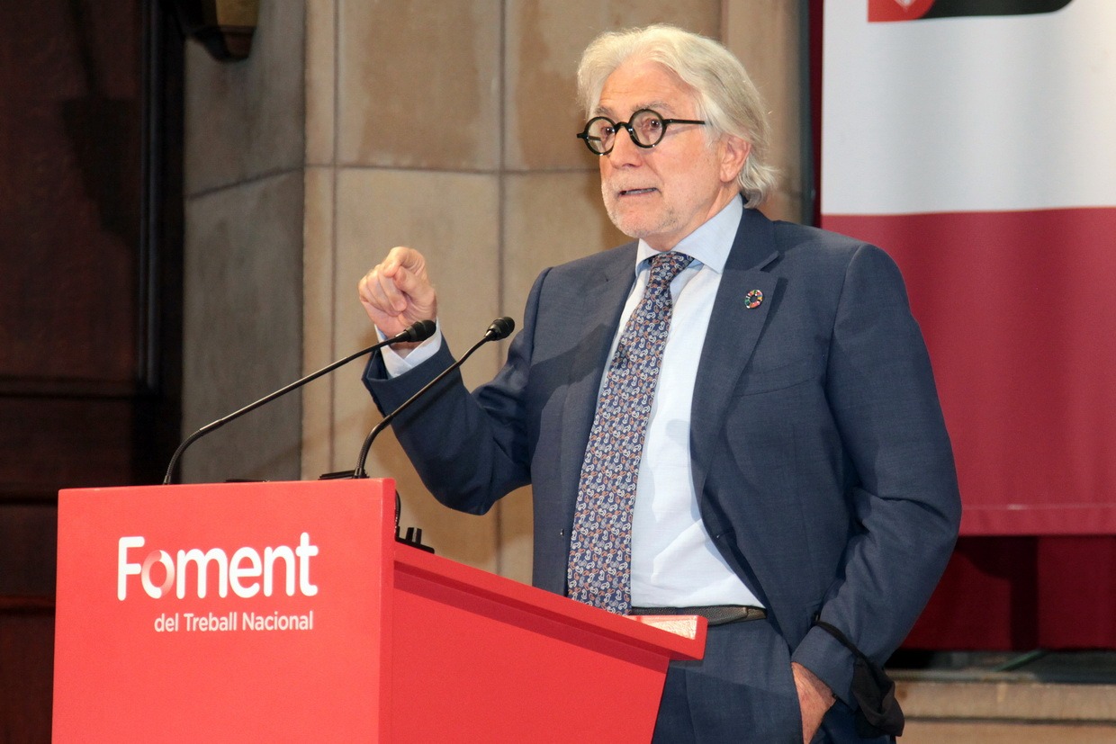 El presidente de Foment del Treball, Josep Sánchez Llibre, en una imagen de archivo. Foto: Foment