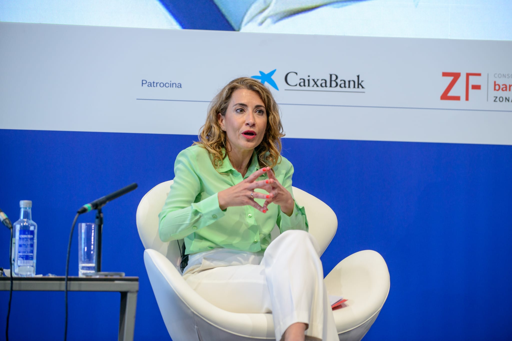 Raquel Sánchez, ministra de Transportes. Imagen: Cercle d'Economia