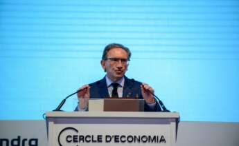 Jaume Giró, conseller d'Economia de la Generalitat de Catalunya, en la reunión del Cercle. Imagen: Cercle d'Economia