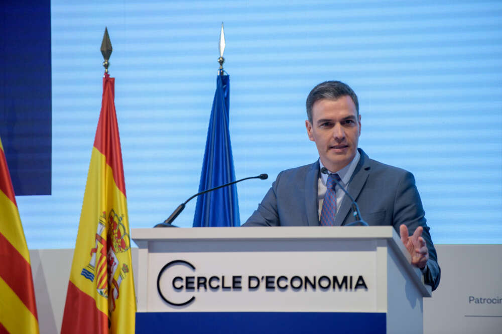 Pedro Sánchez, presidente del Gobierno. Imagen: Cercle d'Economia