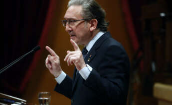 GRAFCAT5950. BARCELONA, 07/04/2022.- El conseller de Economía y Hacienda, Jaume Giró, interviene durante la segunda jornada del pleno del Parlament. EFE/Marta Pérez