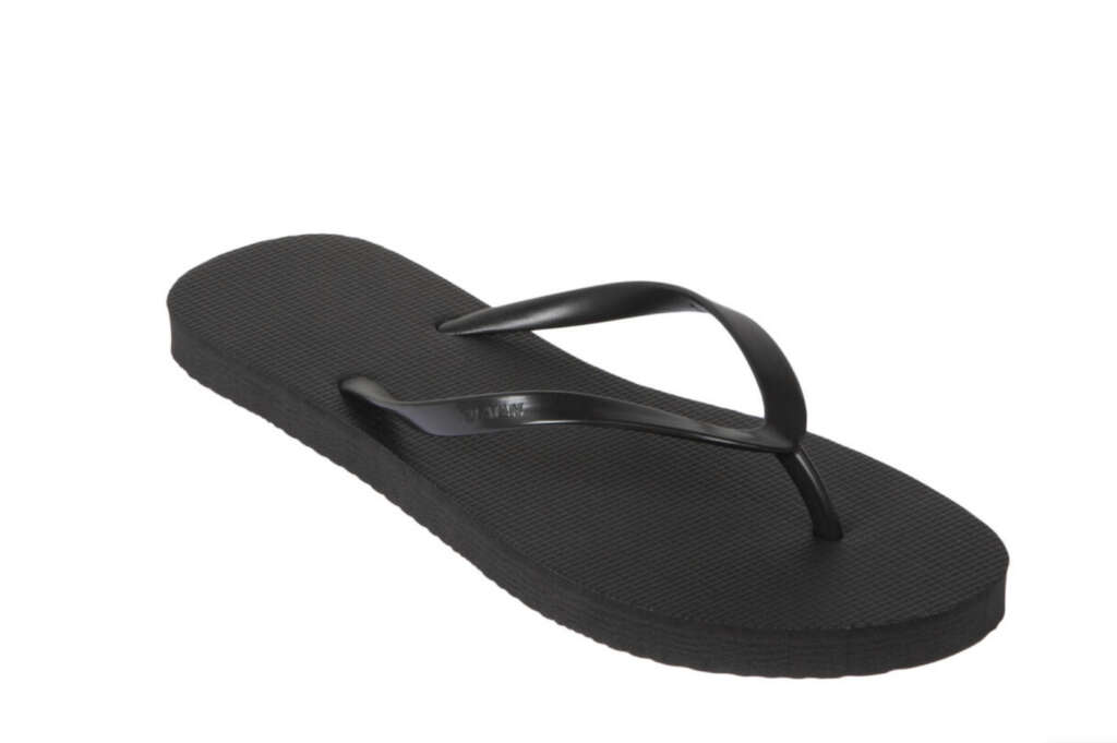 chanclas olaian decathlon negro