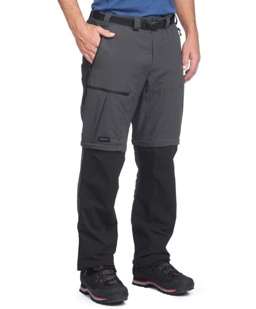 pantalón montaña desmontable decathlon