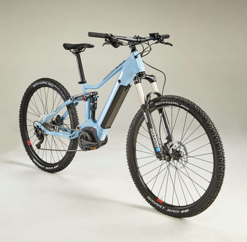 bicicleta eléctrica decathlon
