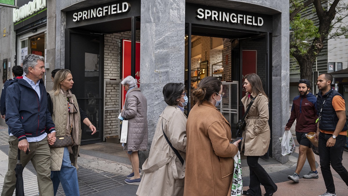 Fachada exterior de una tienda de Springfield