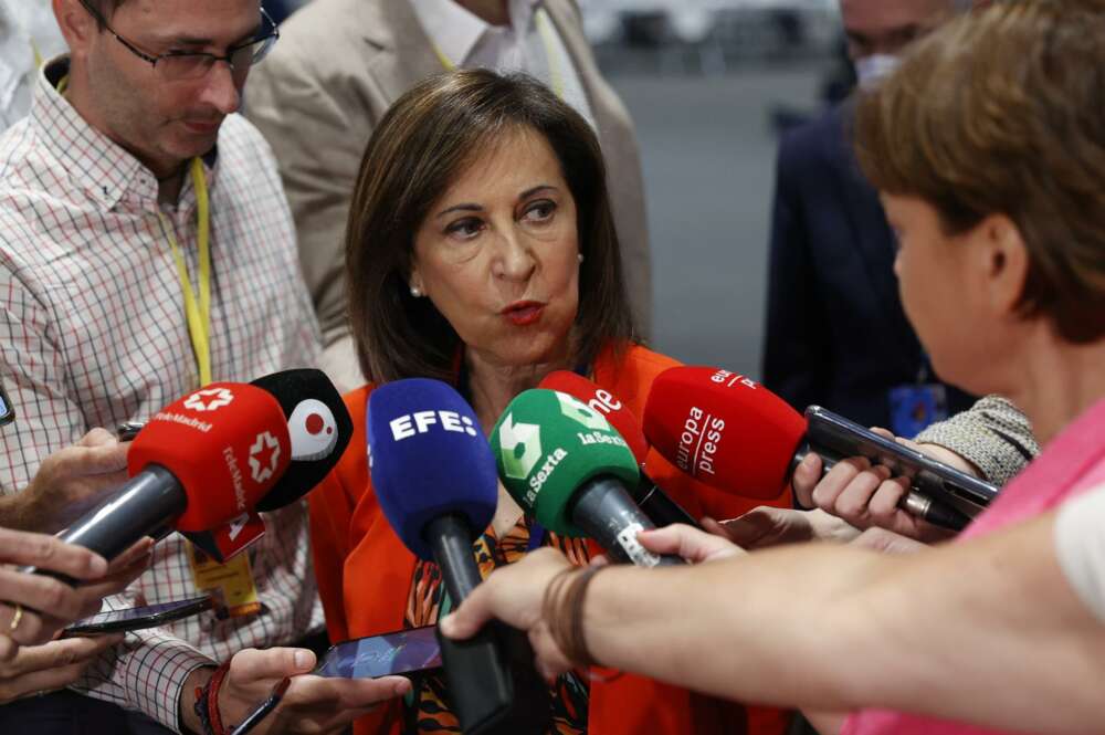La ministra de Defensa, Margarita Robles, en una imagen de archivo. EFE/Rodrigo Jiménez.