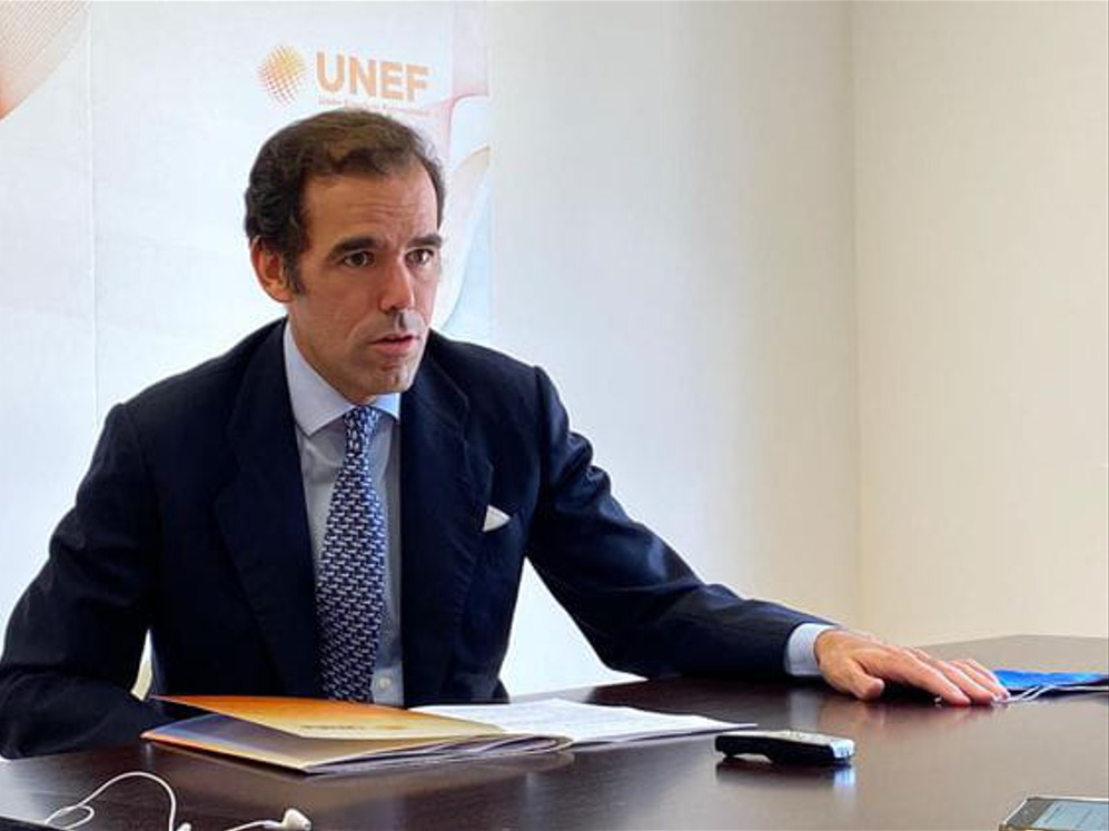 Rafael Benjumea, presidente de la UNEF.
