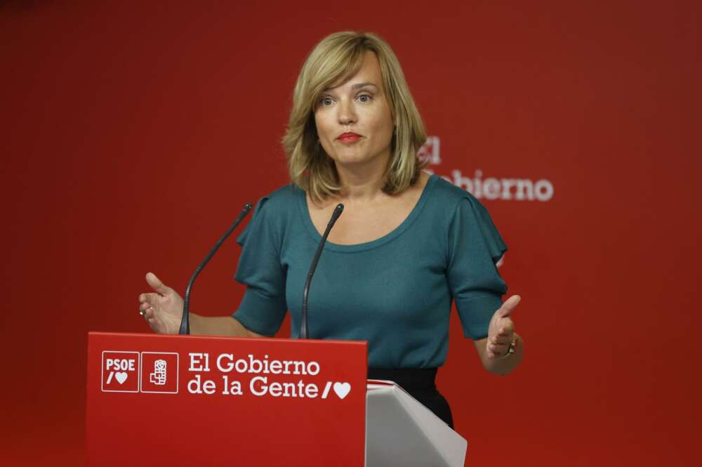 La portavoz del Ejecutivo, Pilar Alegría. Foto: EFE.