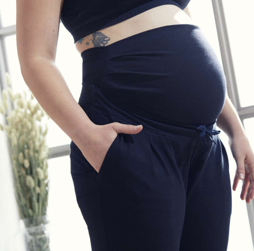 Pantalón de yoga para embarazadas Kimjaly negro - Decathlon