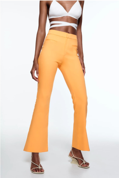 Pantalones mini flare Zara