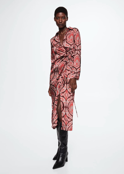 Vestido bohemio Mango