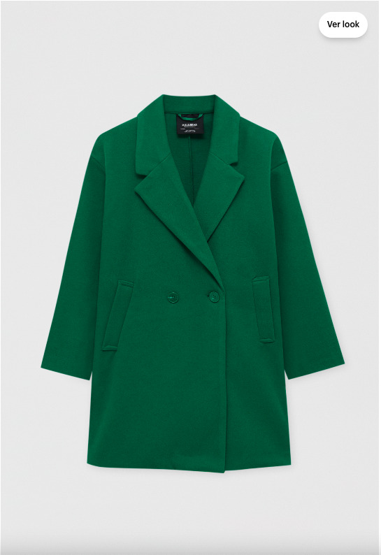 Abrigo punto Pull&Bear