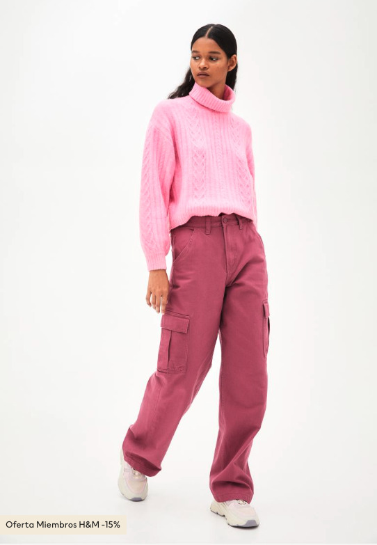 H&M pantalon cargo