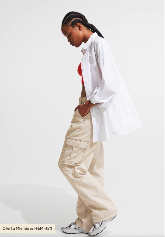 H&M pantalon cargo
