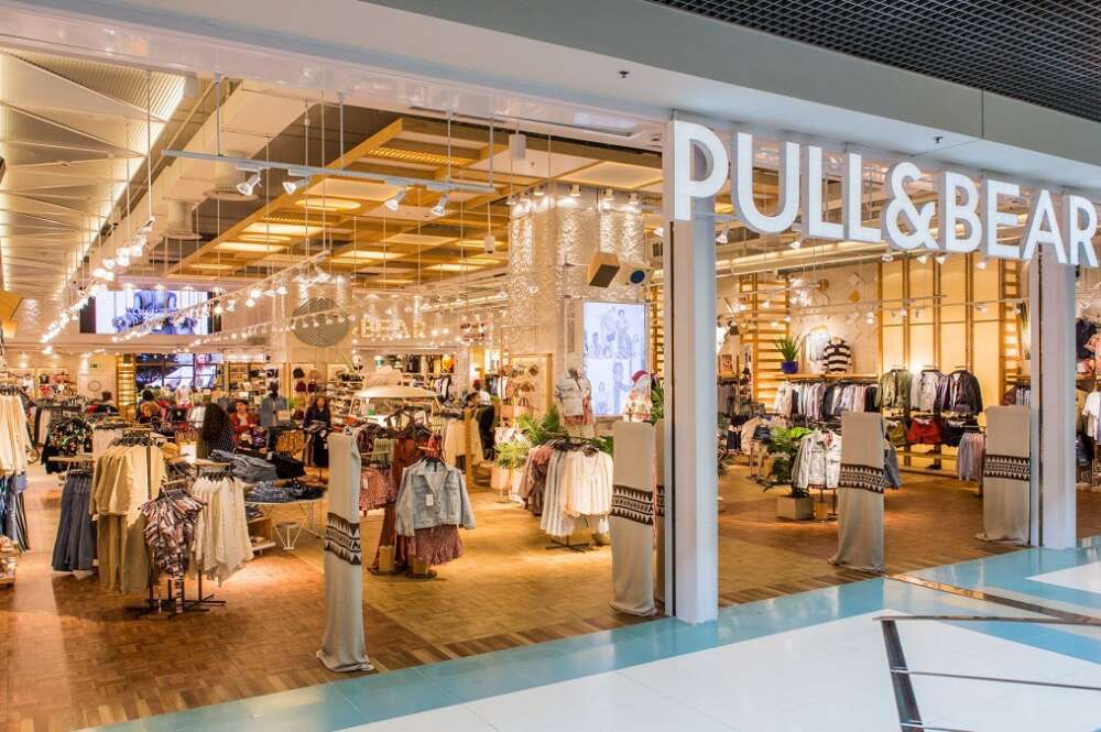 Fachada de la tienda de Pull&Bear