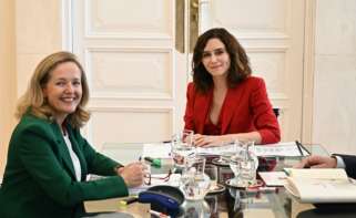 Isabel Díaz Ayuso y Nadia Calviño, reunidas este miércoles 28 de septiembre de 2022. EFE