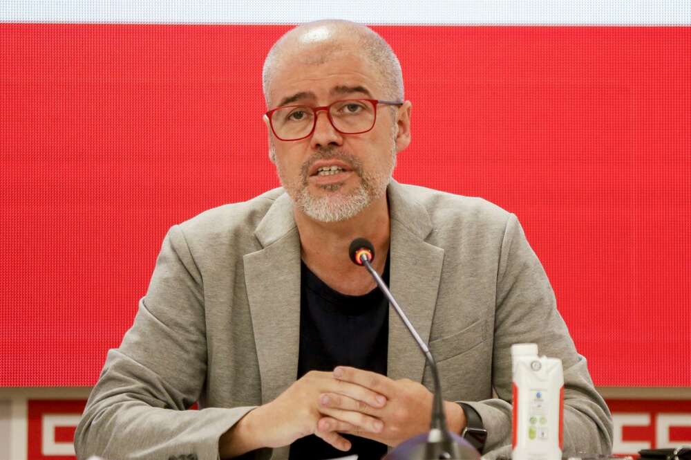 El secretario general de CCOO, Unai Sordo, en una imagen de archivo.