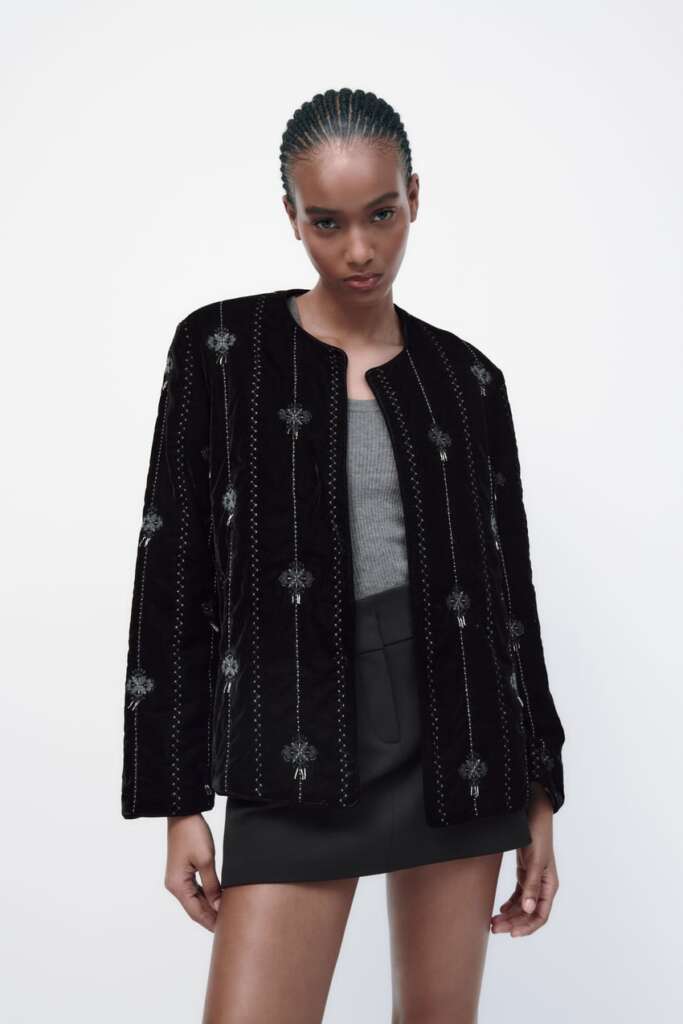 Chaqueta terciopelo Zara
