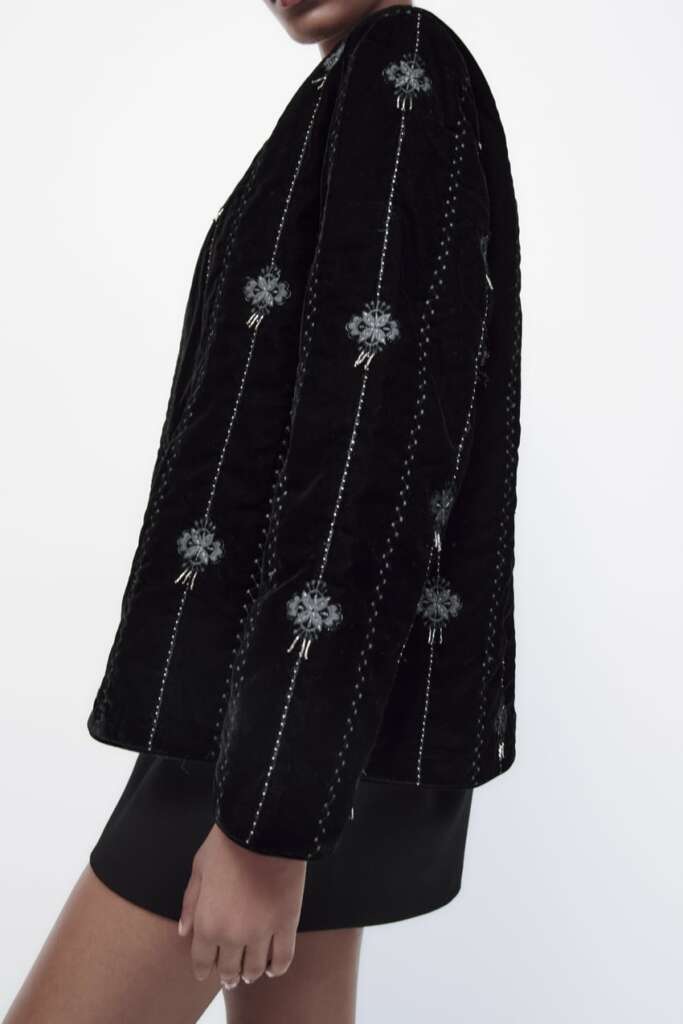 Chaqueta terciopelo Zara