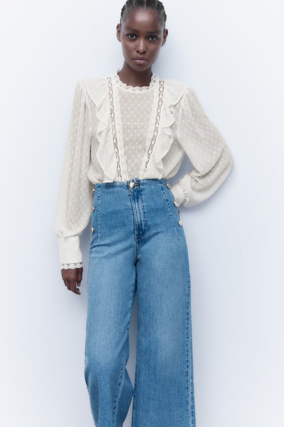 Esta es la blusa de Zara de estilo boho indispensable en tu armario