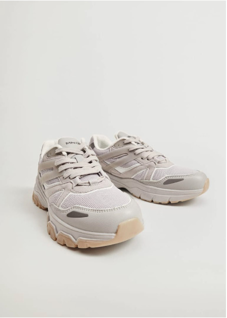 Deportiva suela track Mango