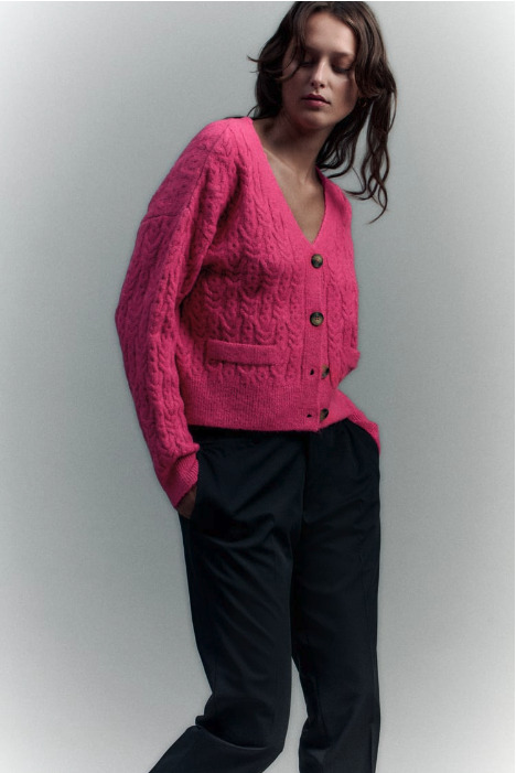 Chaqueta punto Zara