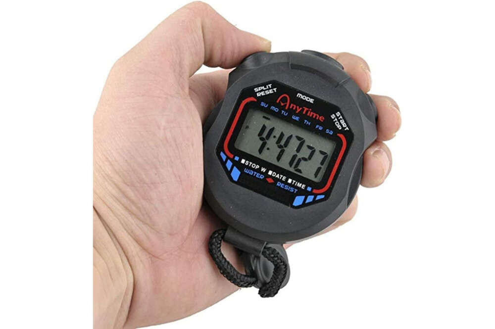 Reloj digital digital con temporizador digital, cronómetro digital,  cronómetro deportivo, cronómetro electrónico, cronómetro portátil para  correr