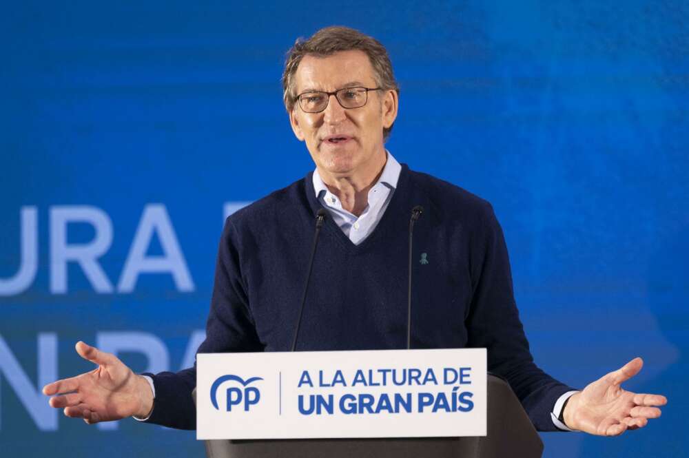 El presidente del Partido Popular, Alberto Núñez Feijóo, en una imagen de archivo. Foto: Marga Prohens. EFE/Cati Cladera