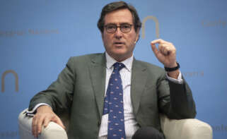 El presidente de la CEOE, Antonio Garamendi. EFE/Villar López