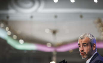 MADRID, 18/11/2022.- El presidente de Aena, Maurici Lucena durante el desayuno informativo de la tribuna Foro de la Nueva Economía en Madrid este viernes. EFE/ Javier Lizón