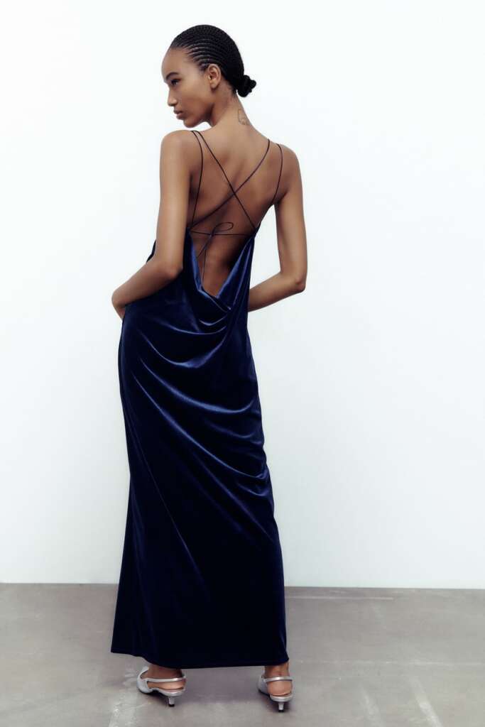 Vestido terciopelo Navidad Zara