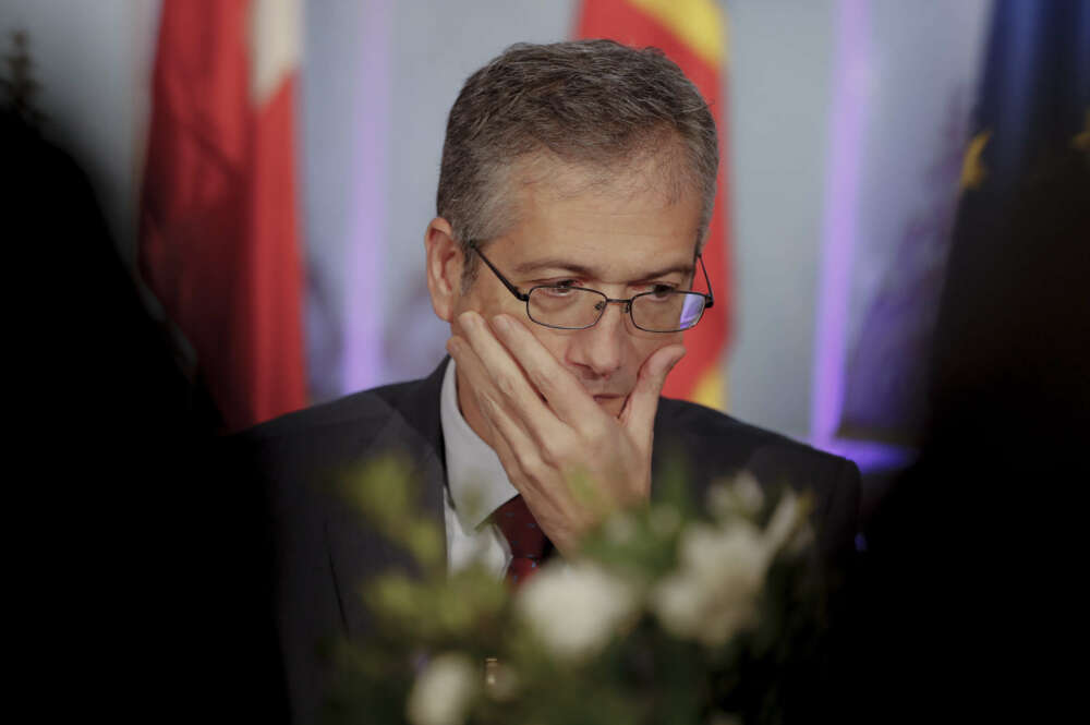 MADRID, 16/11/2022.- El gobernador del Banco de España, Pablo Hernández de Cos, asiste a la convención anual de la Asociación de Mercados Financieros, este miércoles en Madrid. EFE/ Luis Millán