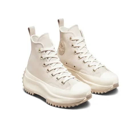 Converse plataforma on sale altas beige