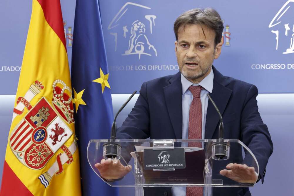 El presidente del grupo parlamentario de Unidas Podemos, Jaume Asens. EFE/ Chema Moya.