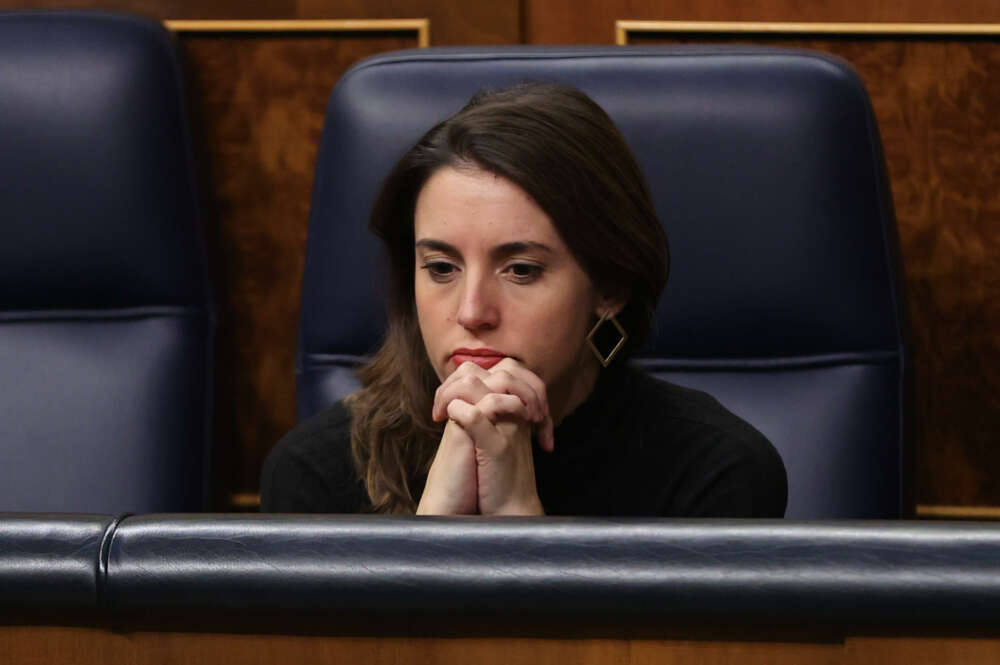 La ministra de Igualdad, Irene Montero, en una imagen de archivo en el Congreso. EFE/ Chema Moya.